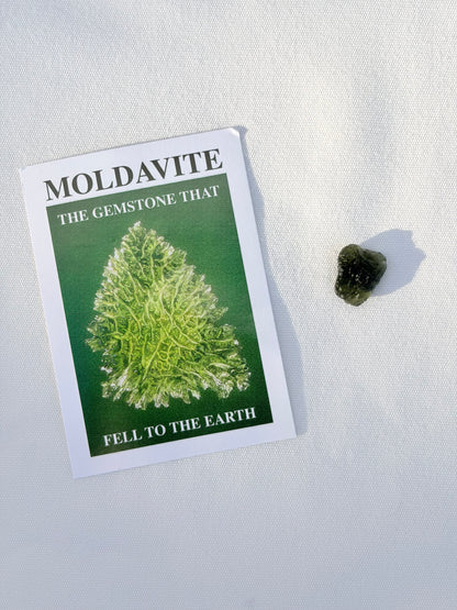 Organic Moldavite Specimen