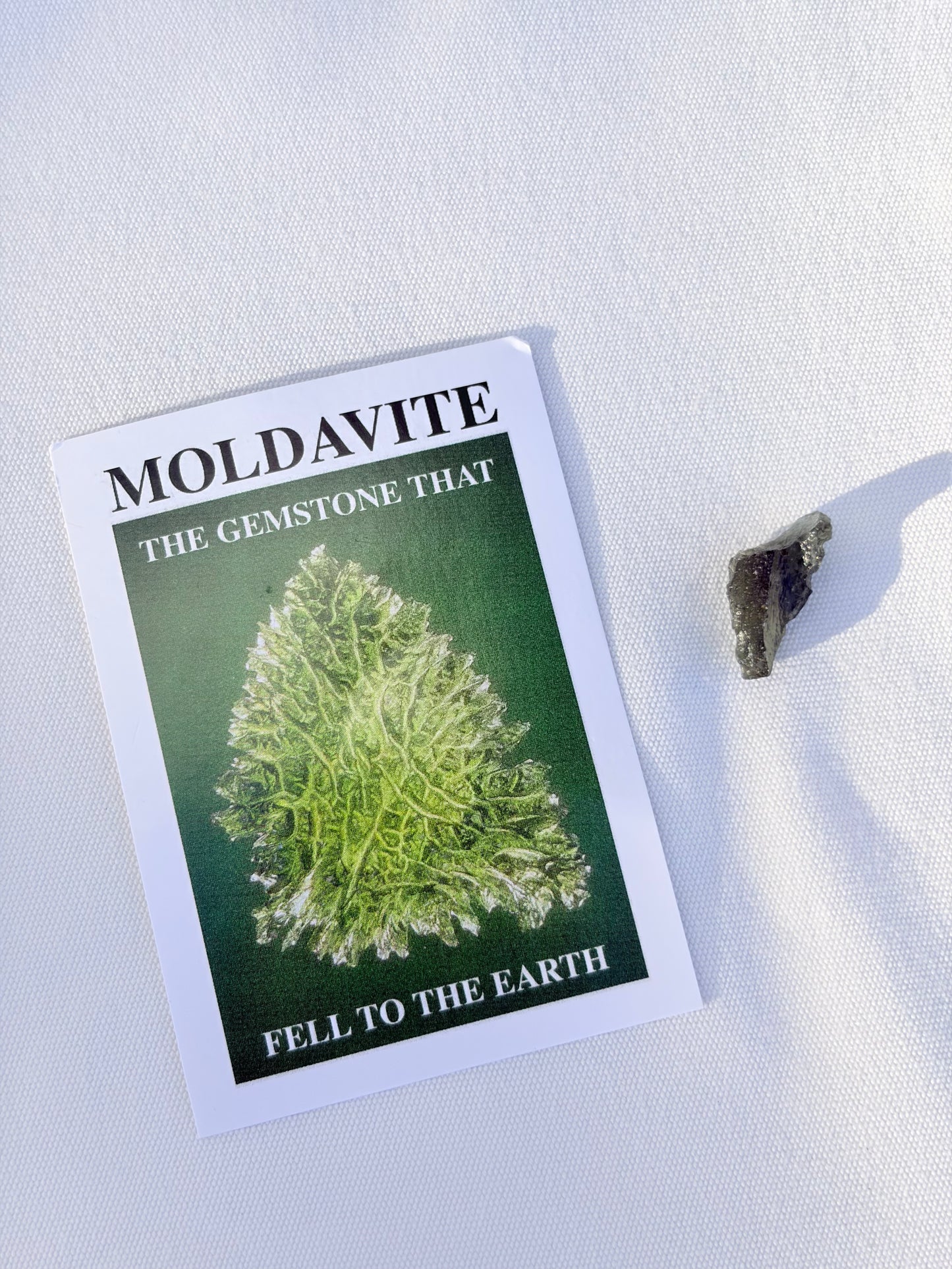Organic Moldavite Specimen