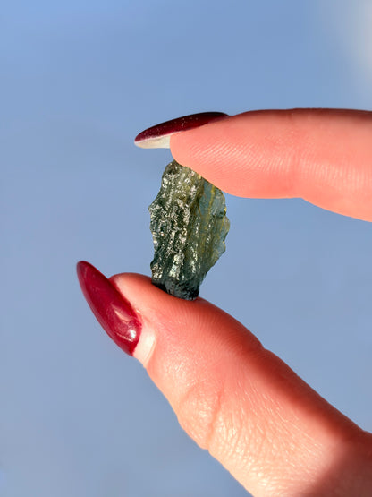 Organic Moldavite Specimen