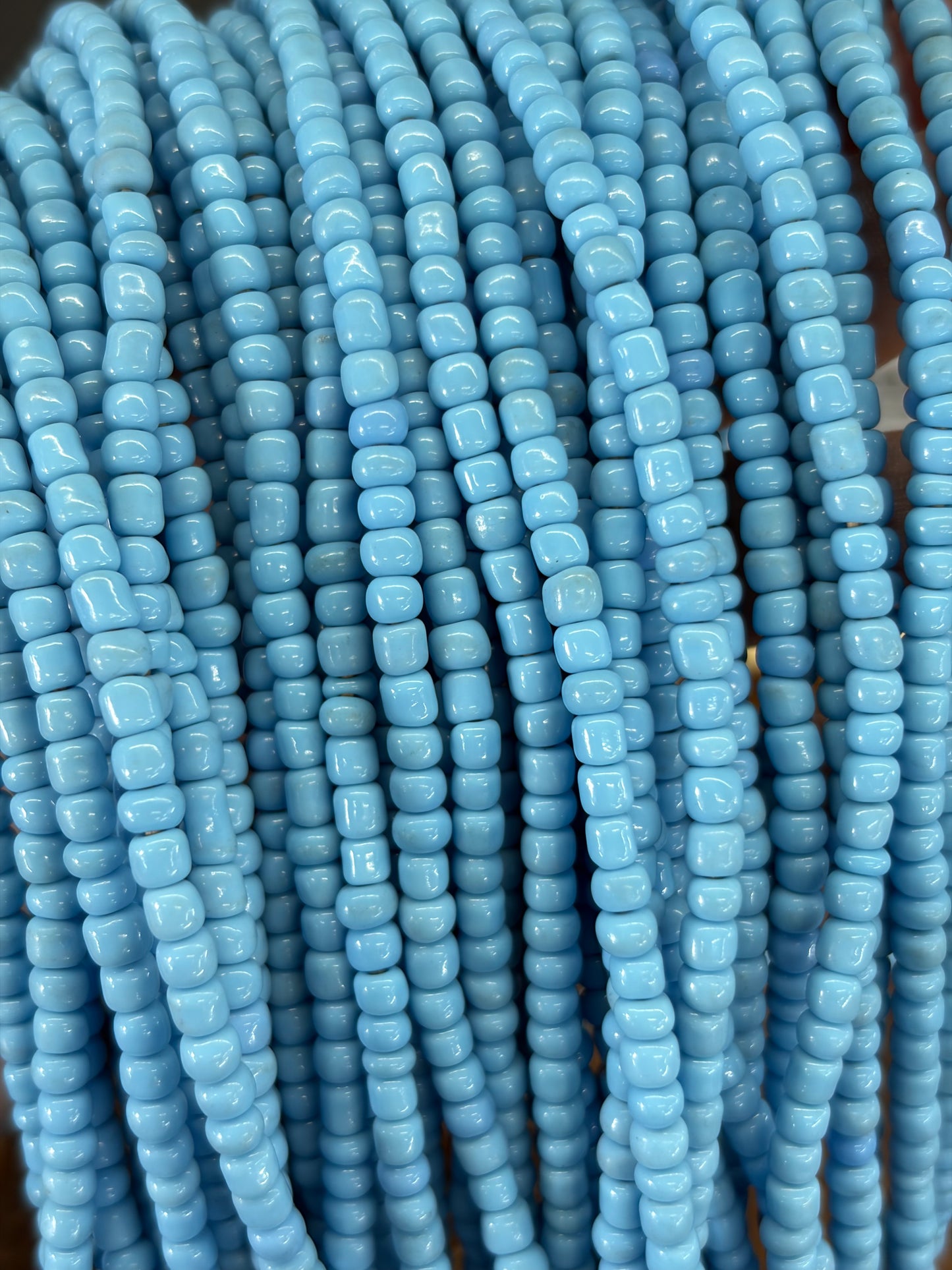 Powder Blue Glass Seed Beads