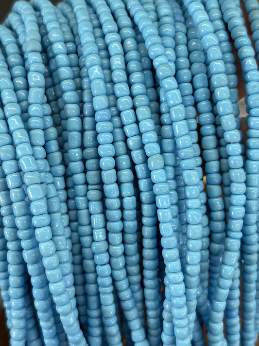 Powder Blue Glass Seed Beads