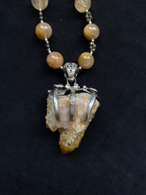 Load image into Gallery viewer, S.S. Shlomo Golden Healer Spirit Quartz and Gold Rutialted Quartz Necklace
