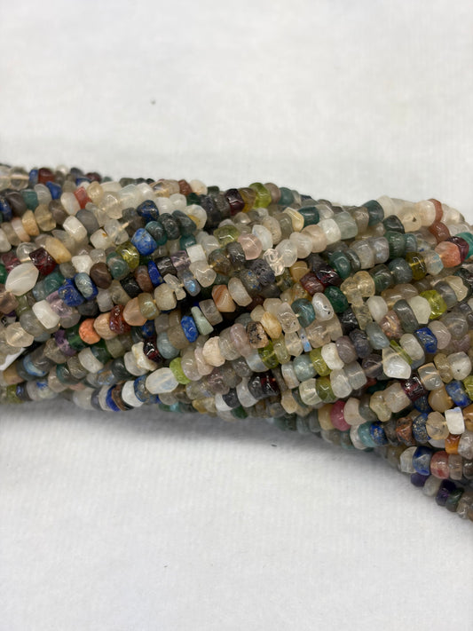Multistone Free Form Heishi Beads