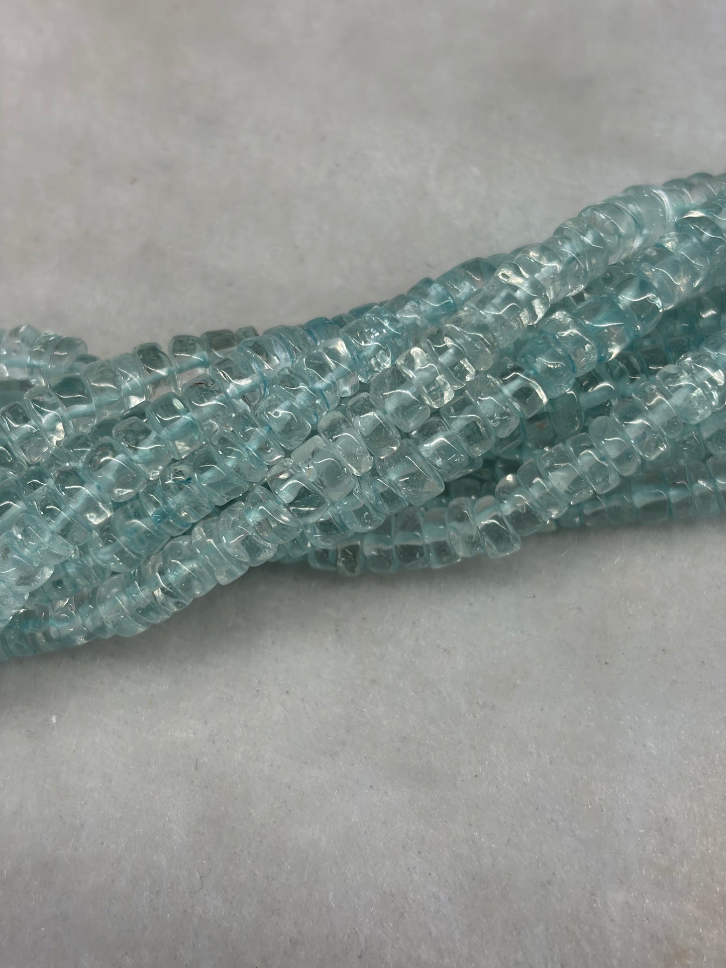 Blue Topaz Heishi Beads
