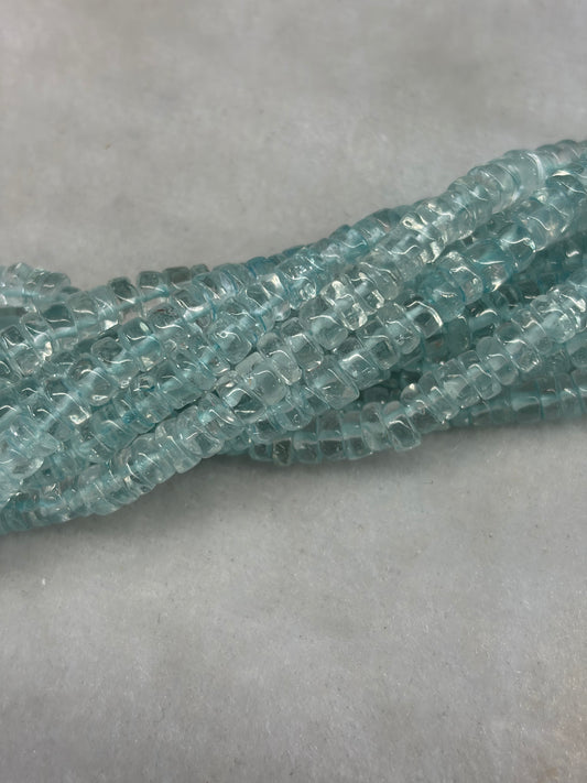 Blue Topaz Heishi Beads