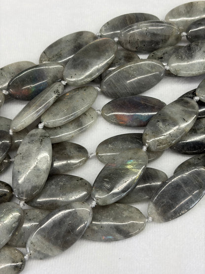 Oval Labradorite Beads