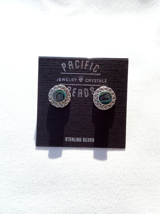 S.S. Abalone Stud Earrings