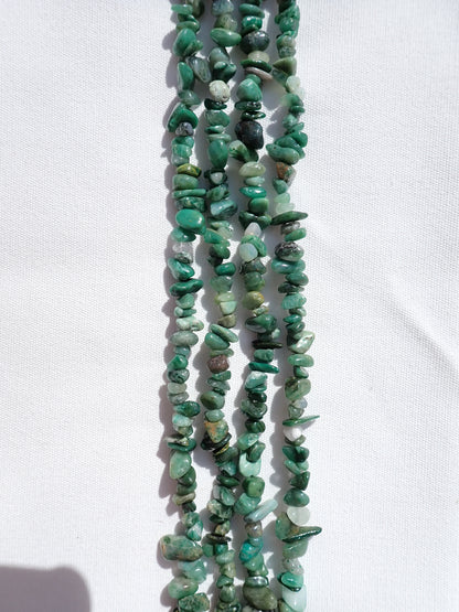 Green Aventurine Chip Beads