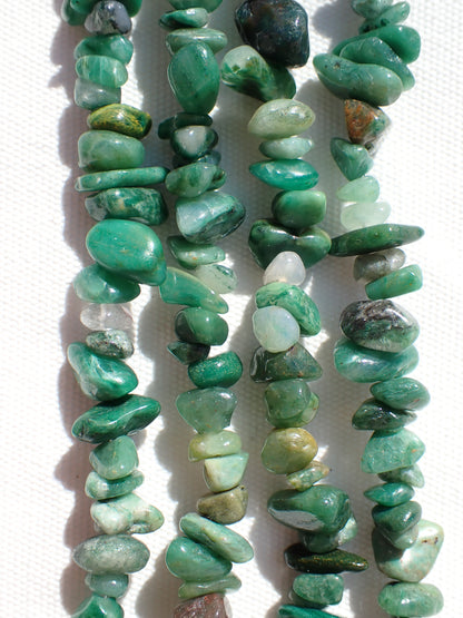 Green Aventurine Chip Beads