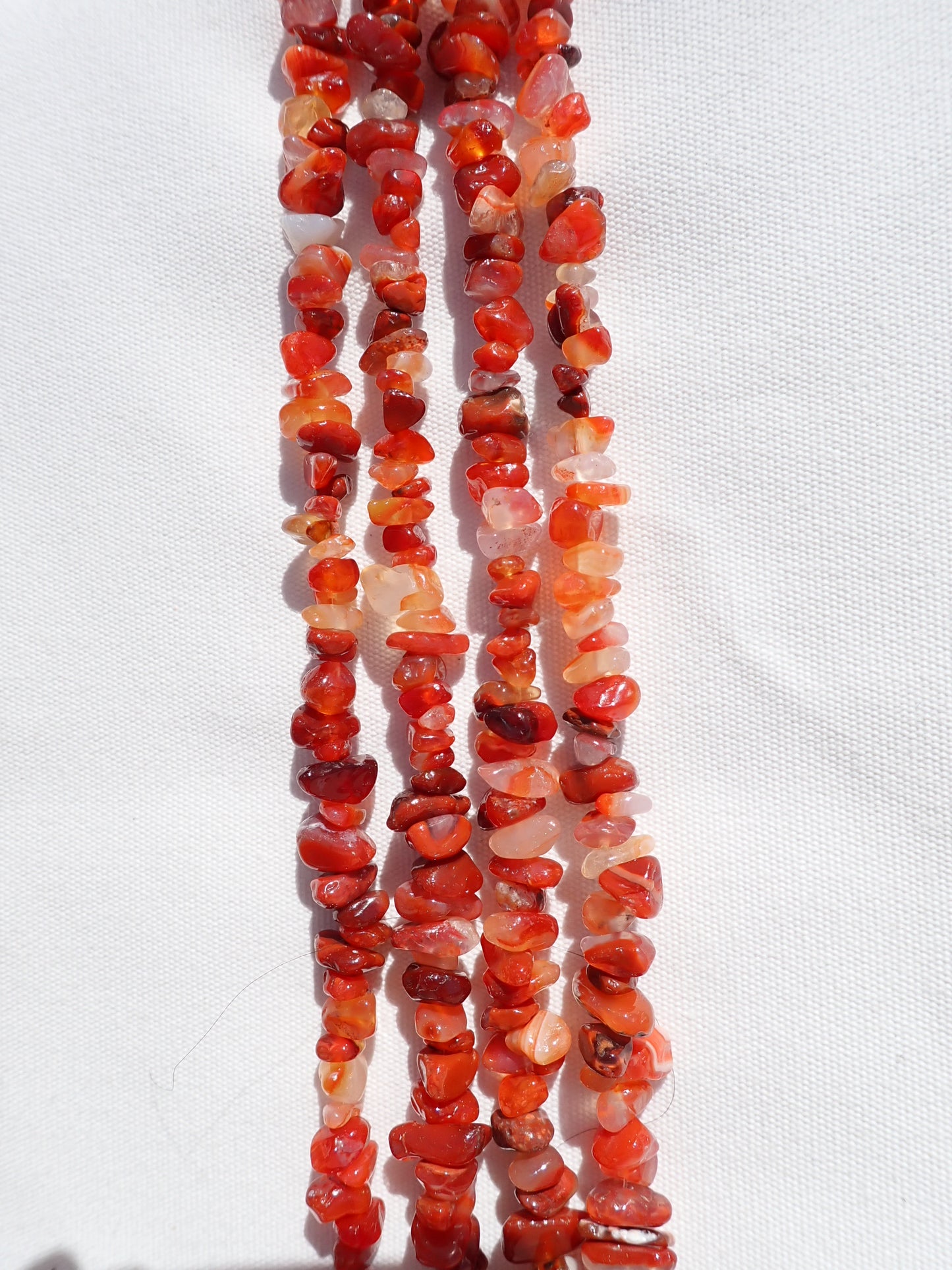 Carnelian Chip Beads