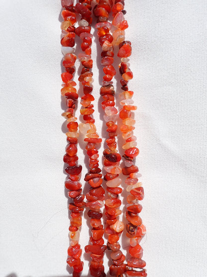 Carnelian Chip Beads