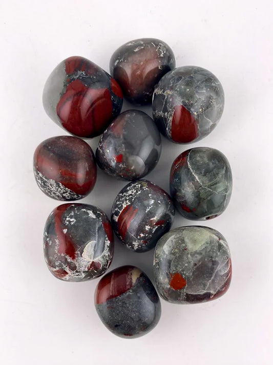 Bloodstone Tumbled Stone Sets (10 pc)