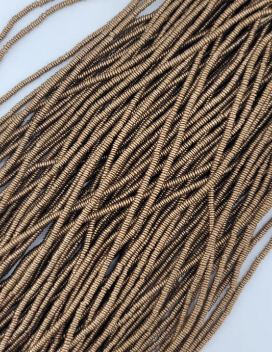 Brass Thin Rondelle Beads