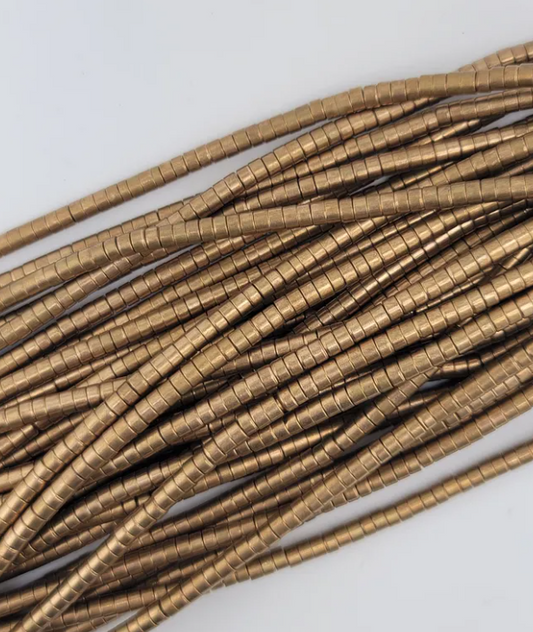 Antique Brass Heishi Beads