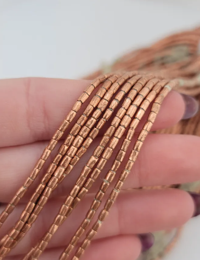 Copper Tube Beads