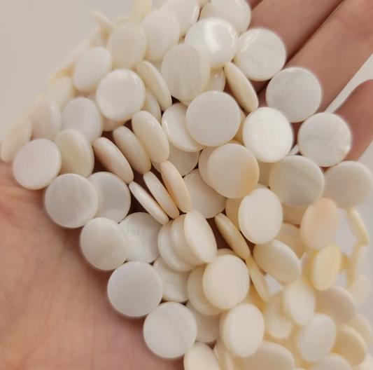 Mother of Pearl Coin Beads