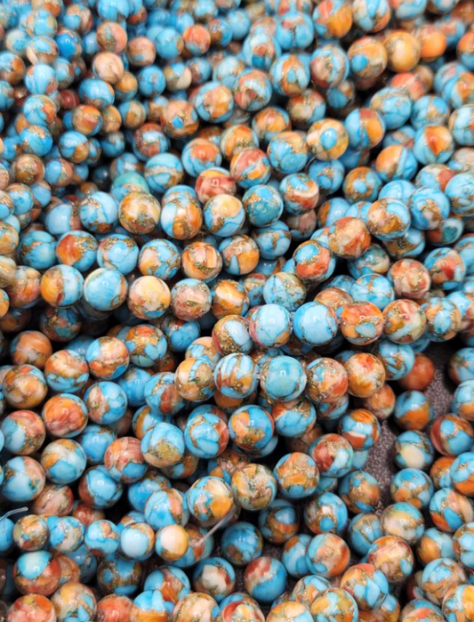 Spiny Oyster Turquoise Beads