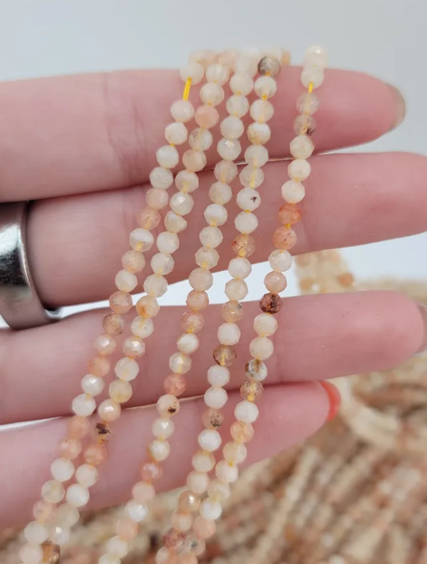 Faceted Natural Citrine Beads