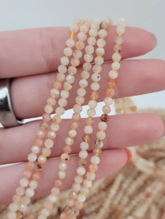 Faceted Natural Citrine Beads