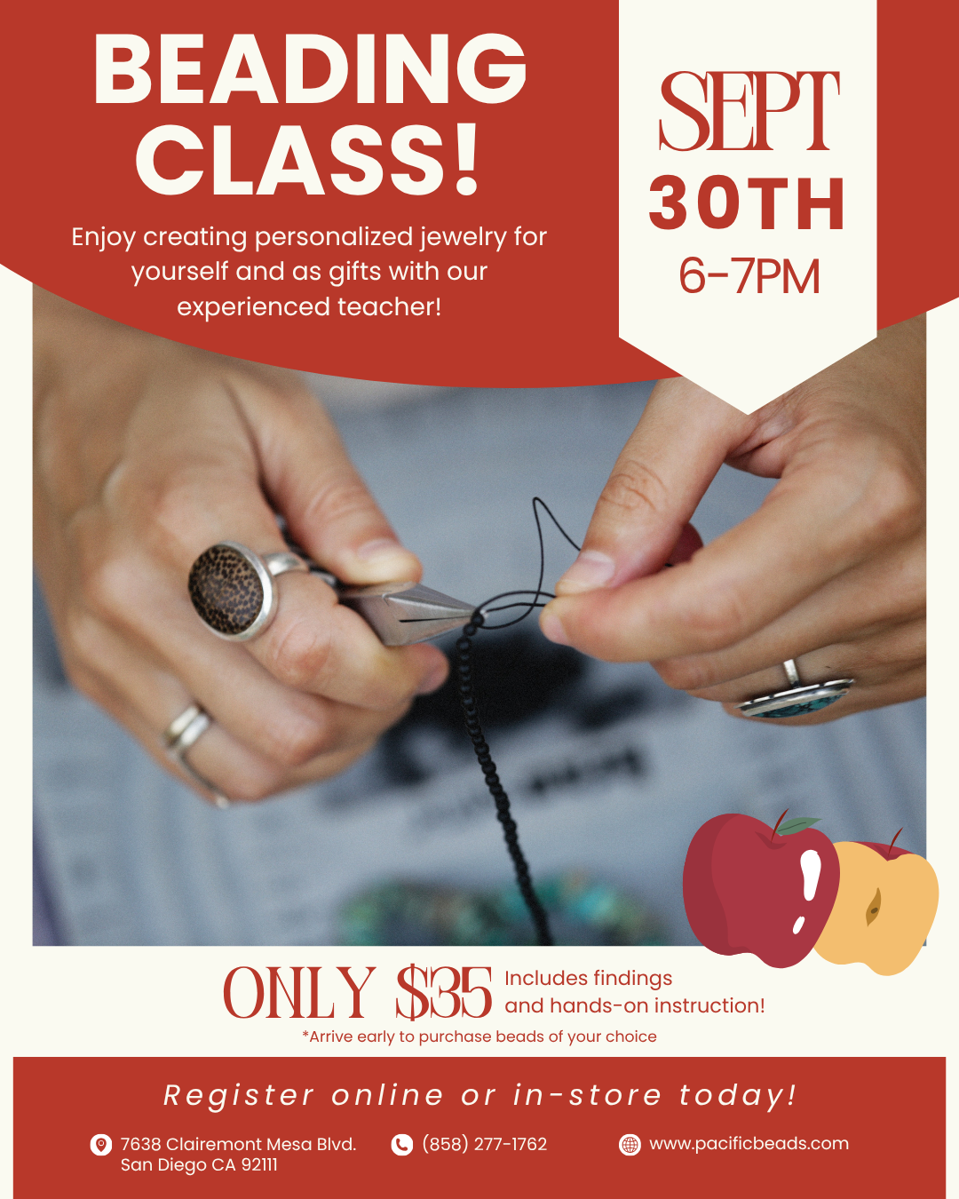 Beading Class 9/30
