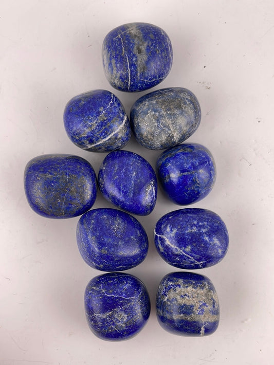 Lapis Lazuli Tumbled Stone Sets (10 pc)