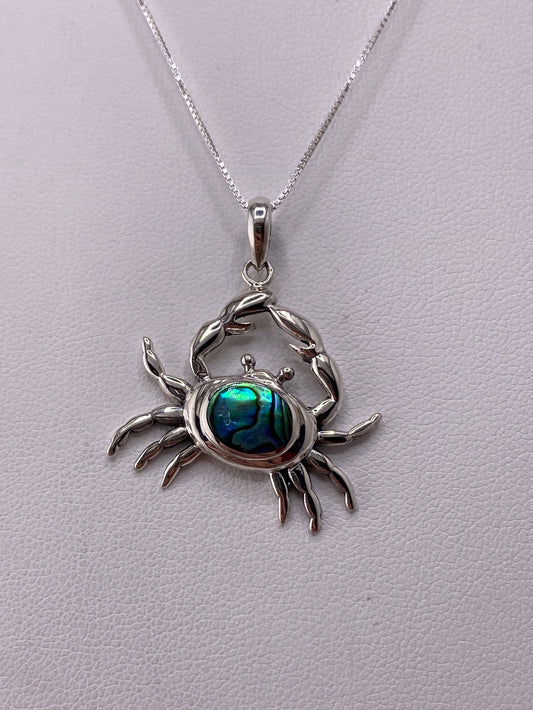 S.S. Abalone Crab Necklaces