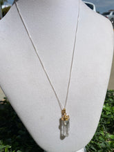 Load image into Gallery viewer, S.S. Lemurian Quartz Point with Moonstone Necklace

