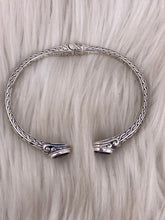 Load image into Gallery viewer, S.S. Amethyst Skinny Cuff Bangles
