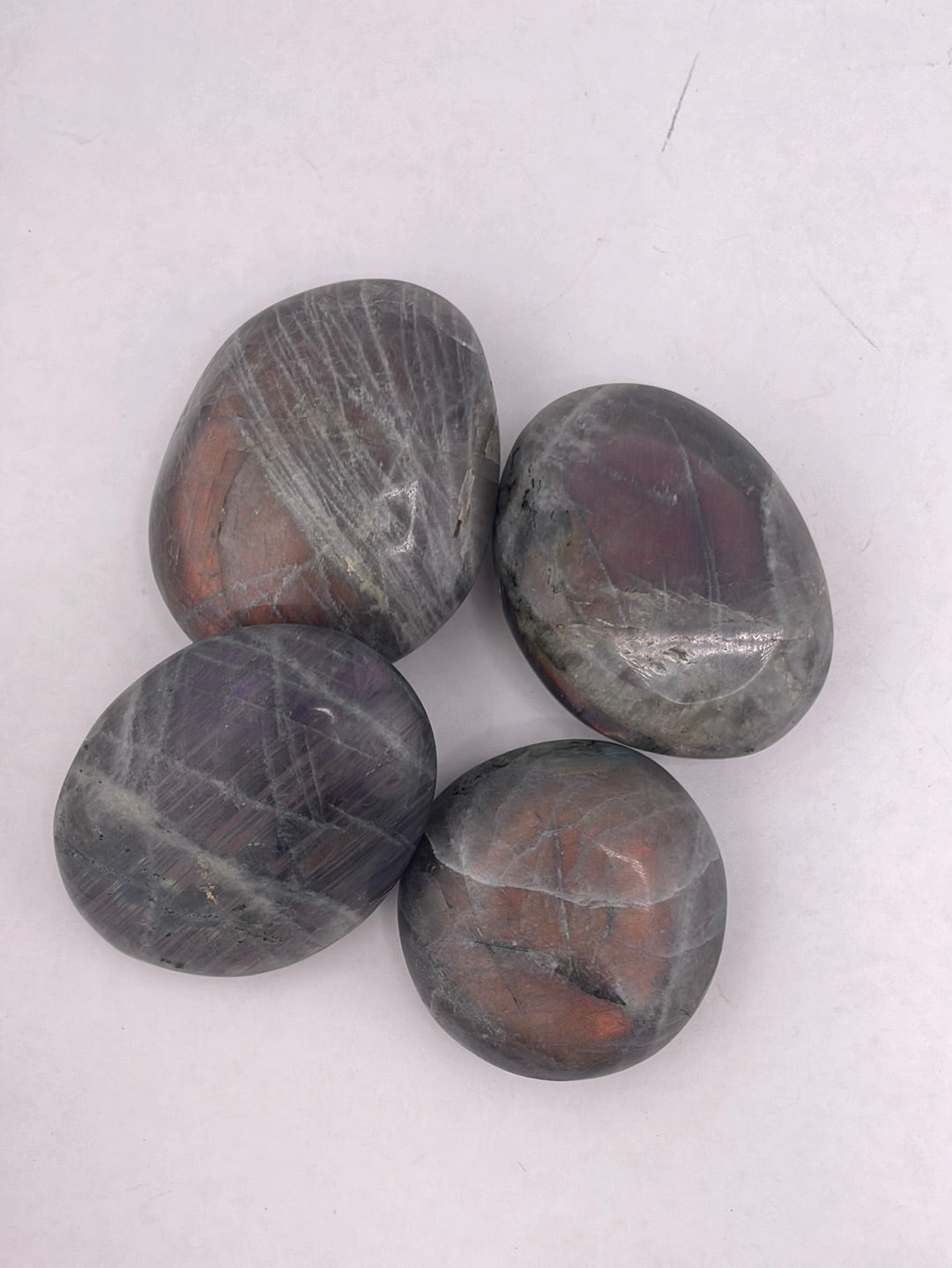 Purple Labradorite Palmstones