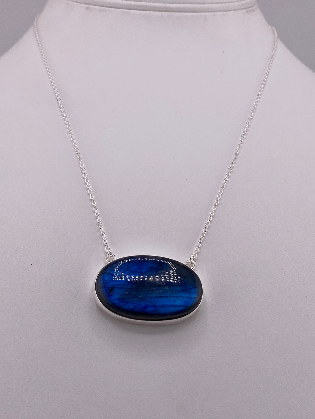 S.S. AAA Grade Blue Labradorite Necklaces
