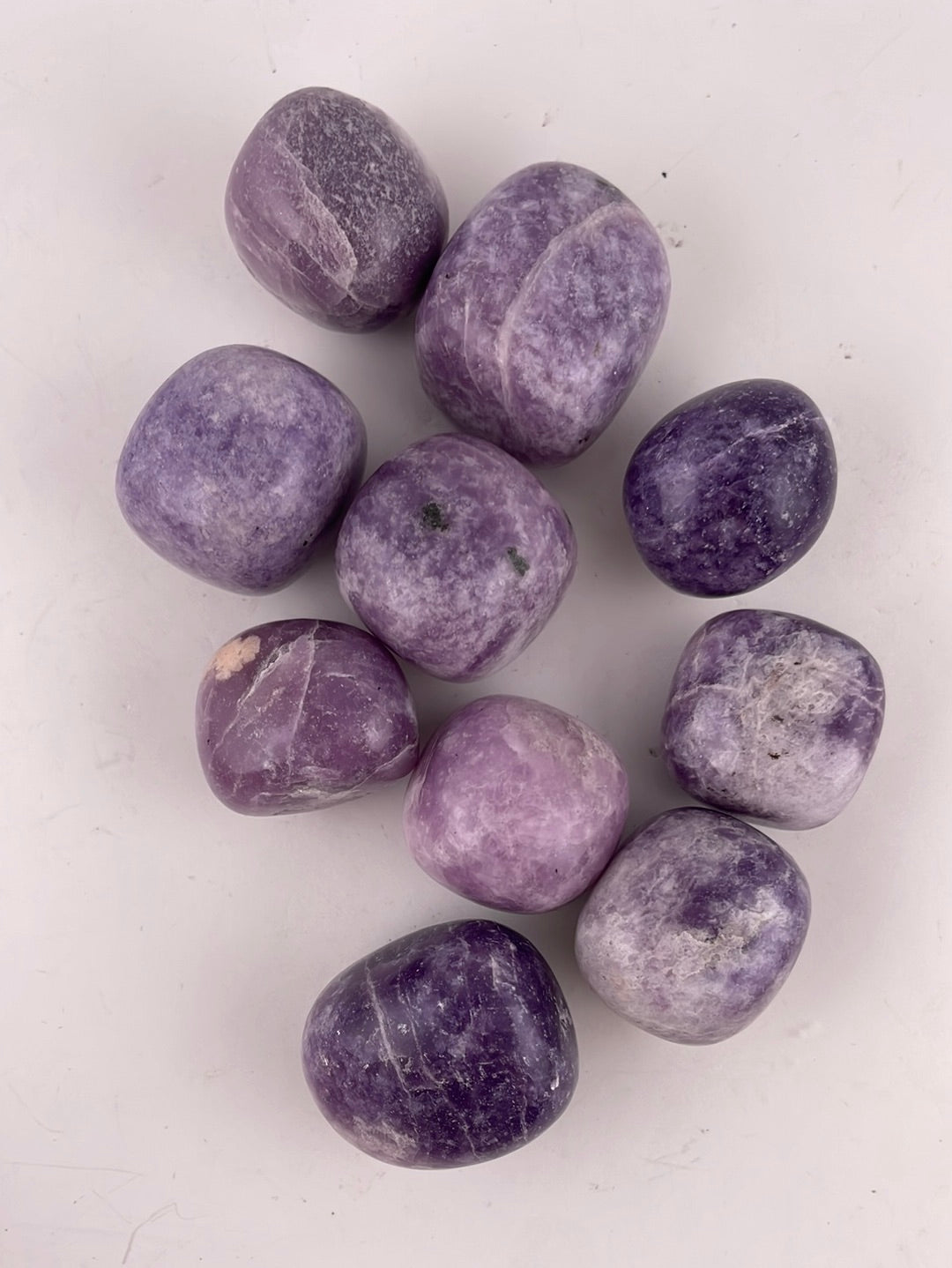 Lepidolite Tumbled Stone Sets (10 pc)