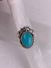 Load image into Gallery viewer, Shlomo Designs.  Amazonite ring in sterling silver
