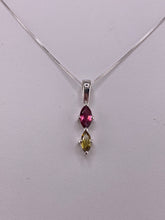 Load image into Gallery viewer, S.S. Pink and Gold Tourmaline Necklaces

