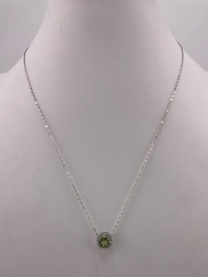 S.S. Peridot and Zircon Necklaces