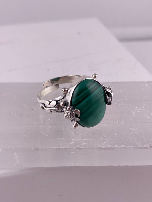 S.S. Shlomo Malachite Ring