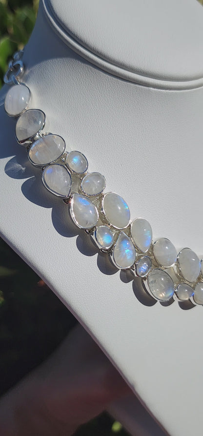 S.S. Rainbow Moonstone Necklace