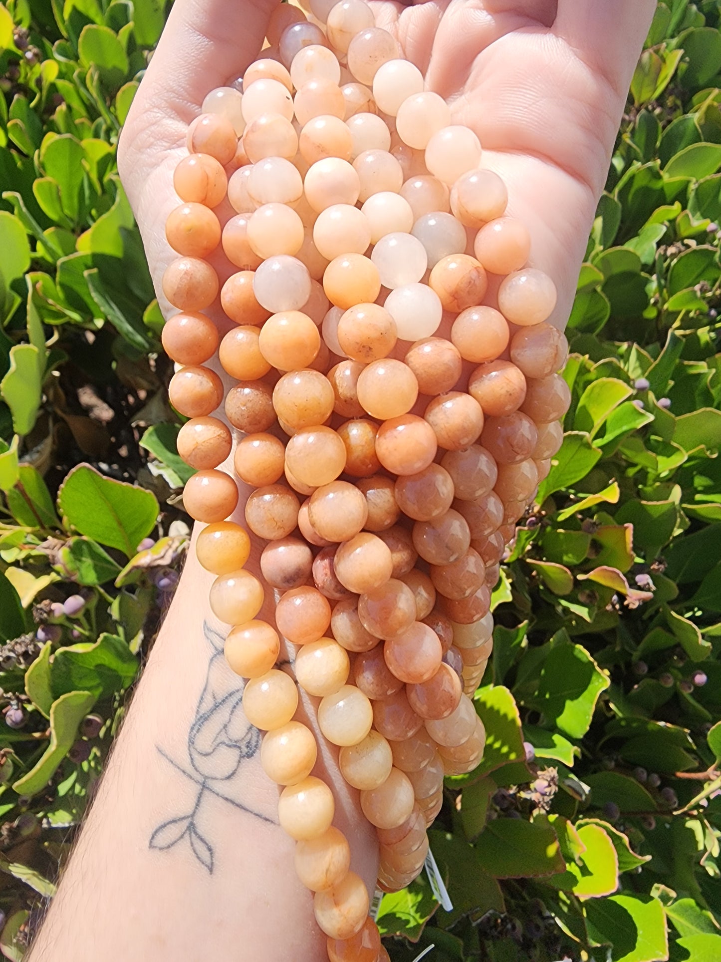 Sunset Aventurine Beads