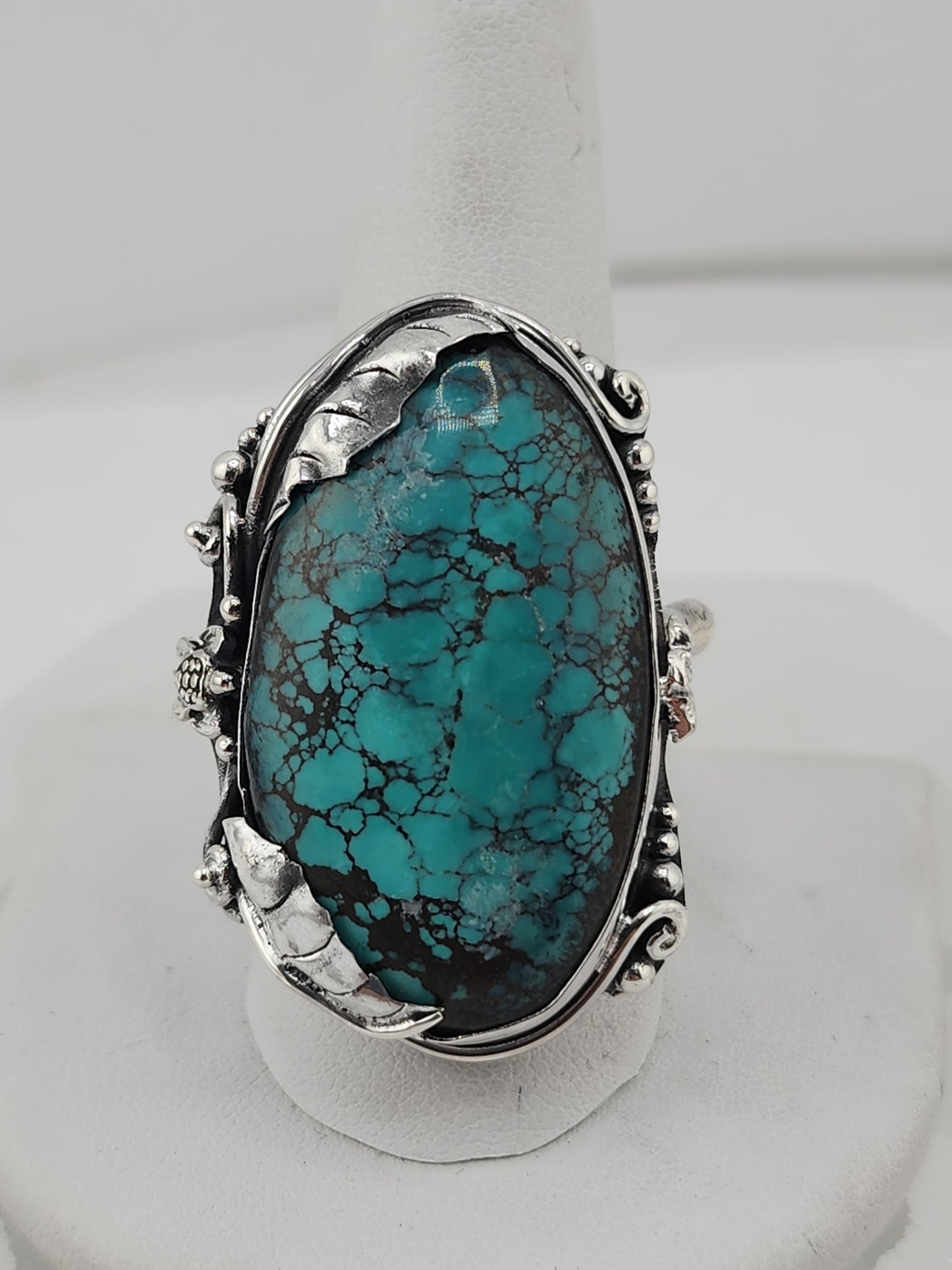 S.S. Shlomo Turquoise Adjustable Ring