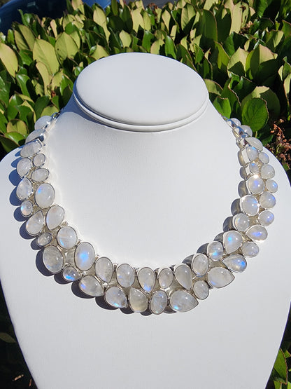 S.S. Rainbow Moonstone Necklace