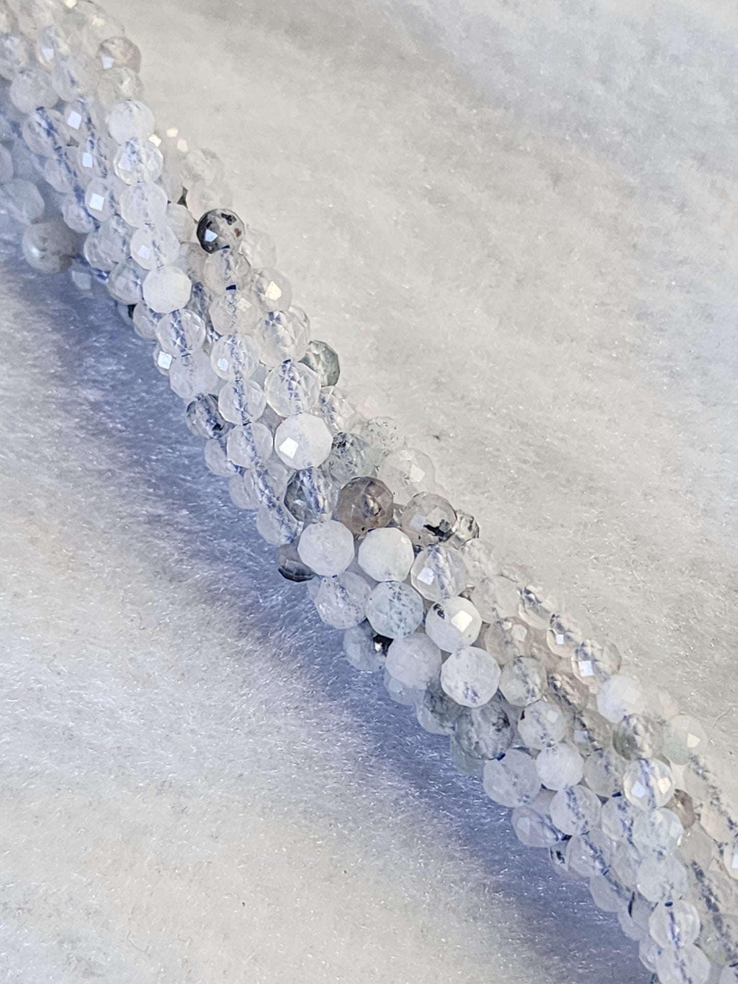 Faceted Blue Lace Agate Beads