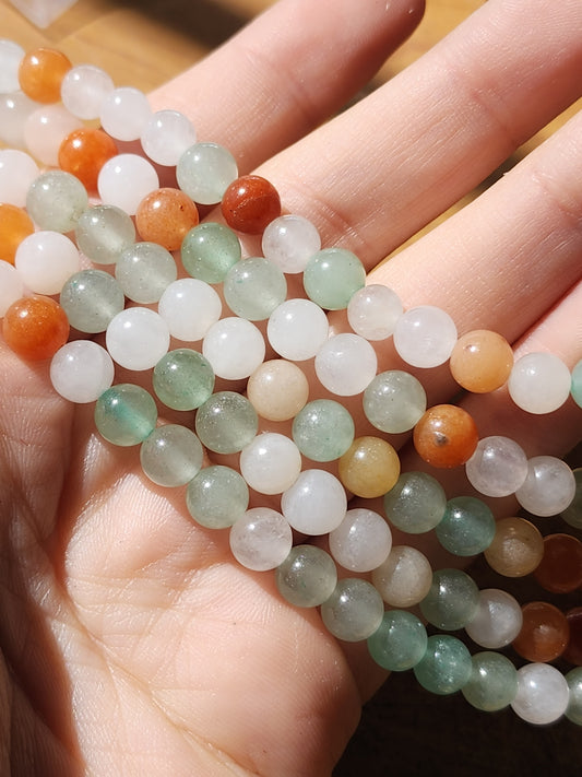 Multicolor Aventurine Beads