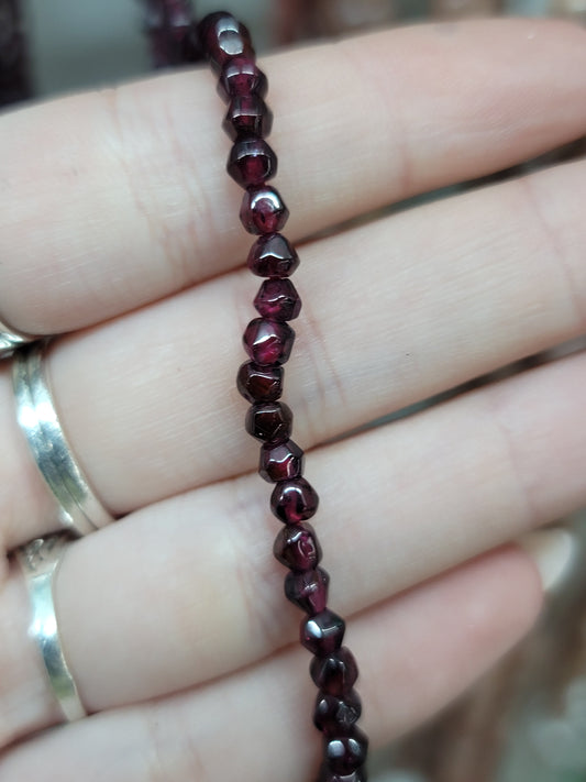 Mozambique Garnet Nugget Beads