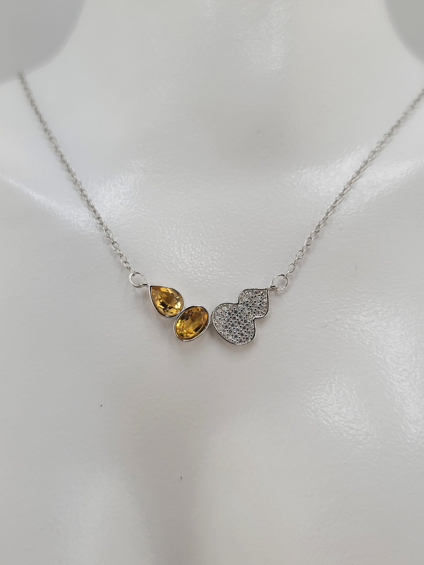 S.S. AAA Grade Citrine Honey Necklaces