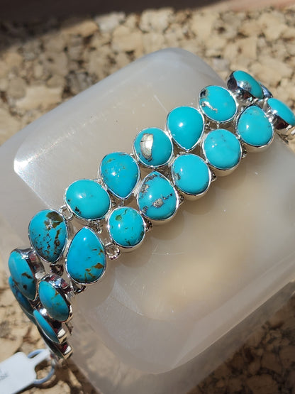 S.S. Turquoise Double Row Bracelet