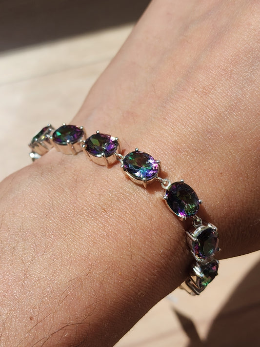 S.S. AAA Grade Mystic Topaz Bracelet