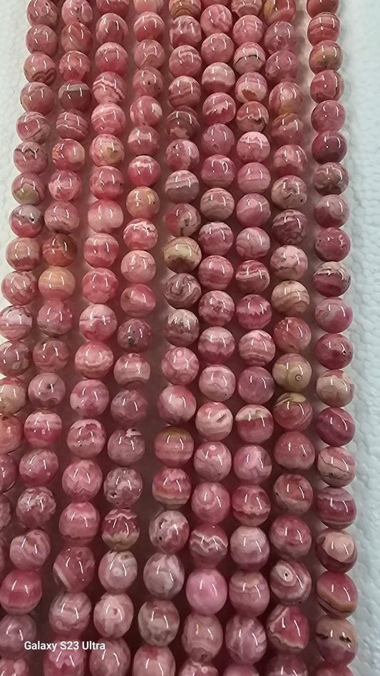 Rhodocrosite Beads