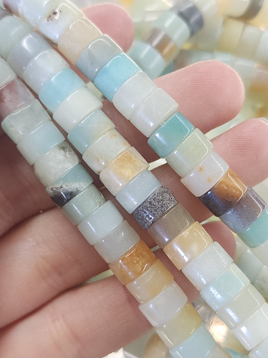 Crafting supplies such as amazonite beads available at wholesale and retail prices, only at our crystal shop in San Diego