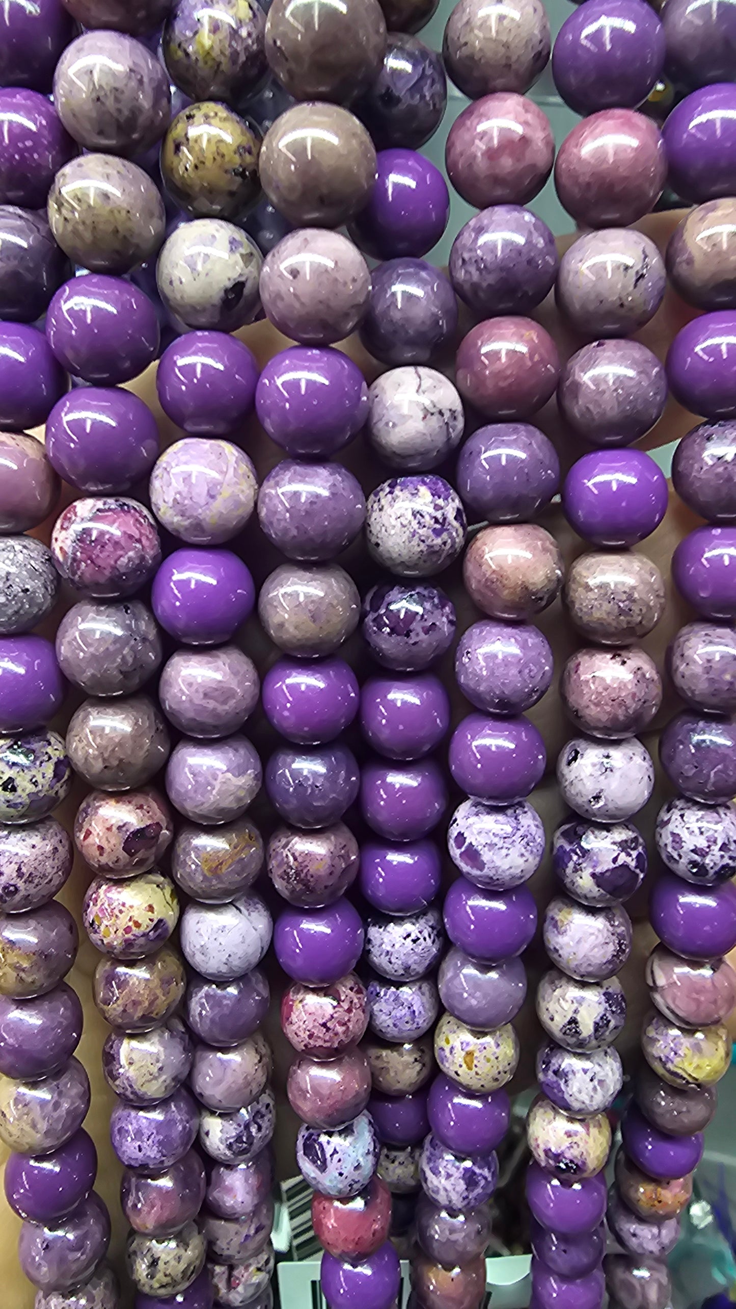 Phosphosiderite Beads