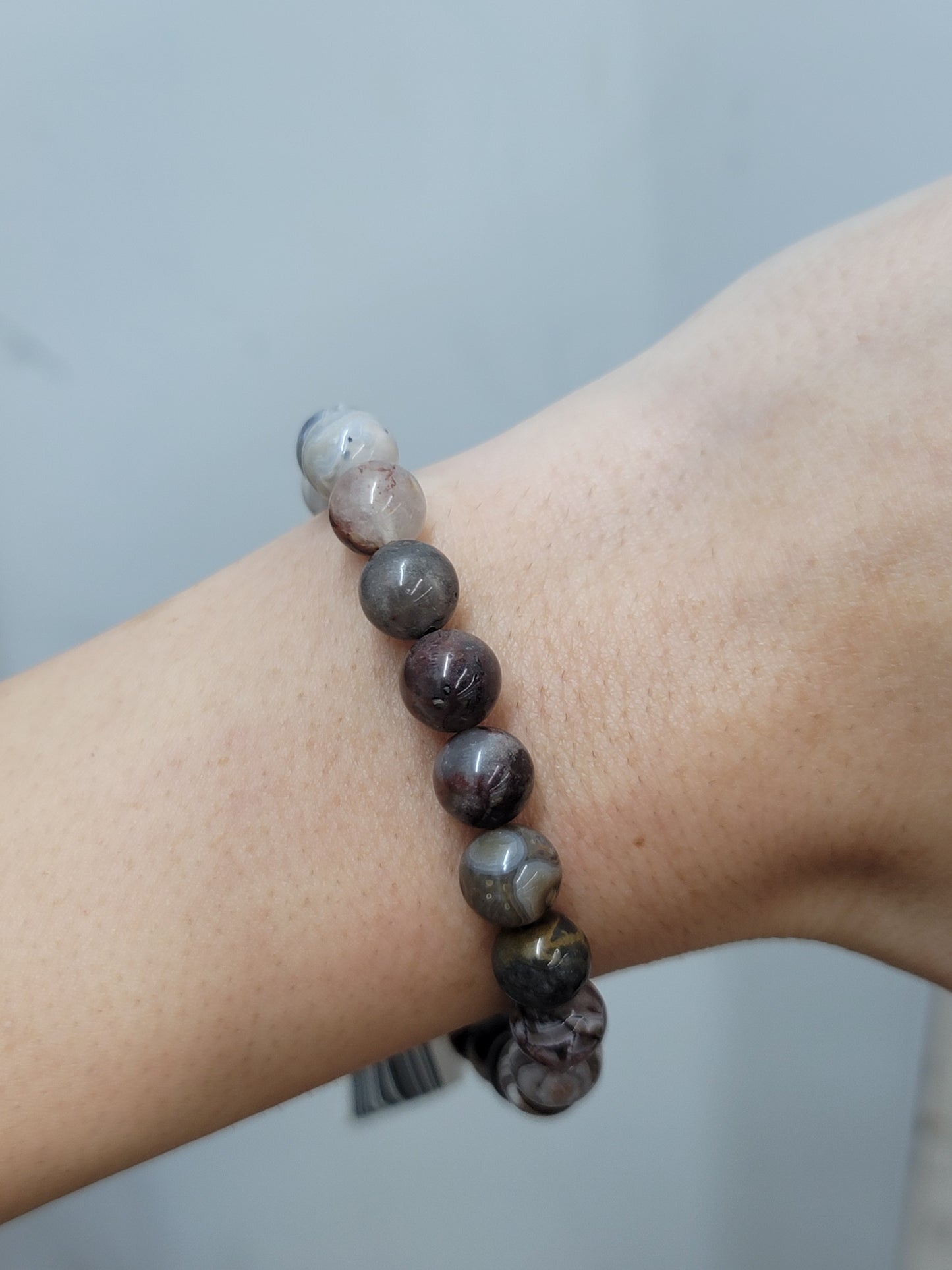 Mexican Agate Stretch Bracelets
