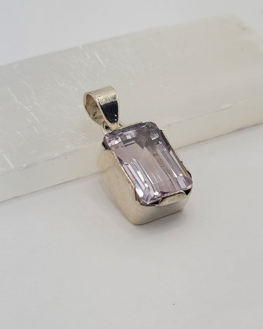S.S. Rose De France Amethyst Pendants